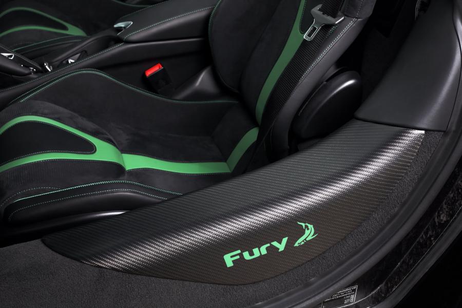 Детали интерьера McLaren 720S Spider Fury by TopCar 2020 года  (фото 12 из 36)